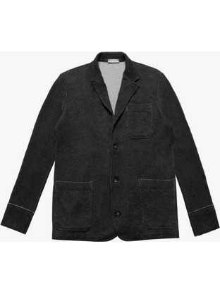 Blend Χειμερινό Ανδρικό Blazer Βελούδινο με Κανονική Εφαρμογή Μαύρο 20106