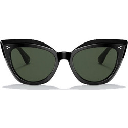 Oliver 5452SU 10059A Γυναικεία Γυαλιά Ηλίου Cat Eye Κοκάλινα Μαύρα με Πράσινο Φακό