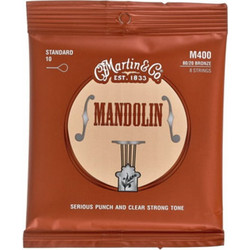 Martin Guitar M400 Σετ 8 Χορδές Μαντολίνου 80/20 Bronze 10-34" Light Tension