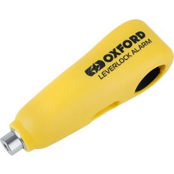 Oxford LK302 Αντικλεπτική Κλειδαριά Μανέτας Μηχανής με Συναγερμό Κίτρινη