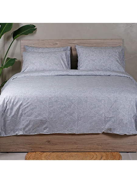 Sunshine Home Σετ Σεντόνια Μονά Βαμβακερά 165x270 Feelings 2040 Grey