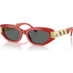 Versace VE4501 554287 Γυναικεία Γυαλιά Ηλίου Cat Eye Κοκάλινα Κόκκινο με Μαύρο Φακό