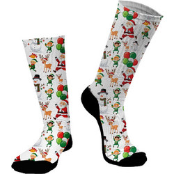 Dimisocks Do You Dare Christmas Decoration Χριστουγεννιάτικες Ανδρικές Κάλτσες Ψηλές Λευκές 70075