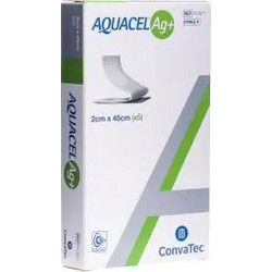 Convatec Aquacel Ag+ Extra Γάζες 2x45cm 5τμχ