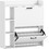 HOMCOM Παπουτσοθήκη Ξύλινη Λευκή M83xΠ24xΥ90.5cm 837-675V00WT