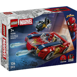 Lego Marvel Spider-Man Spider-Man Car vs. Venomized Wolverine για 7+ Ετών 76336