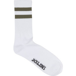 Jack & Jones Ανδρικές Κάλτσες Ψηλές Λευκές 12254373