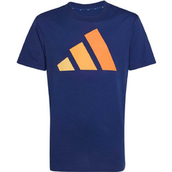 Adidas Tee 160 Παιδικό T-Shirt Κοντομάνικο Navy Μπλε Πορτοκαλί KD6047