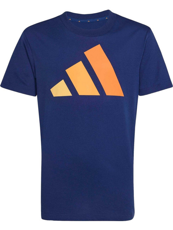 Adidas Tee 160 Παιδικό T-Shirt Κοντομάνικο Navy Μπλε Πορτοκαλί KD6047