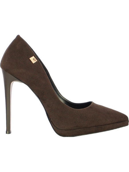 Guy Laroche Γόβες Suede με Τακούνι Στιλέτο με Φιάπα Σοκολατί GL5140001000