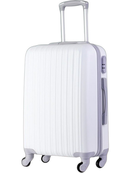 W000374-5 Βαλίτσα Μεσαία 62x39x23cm με 4 Ρόδες Λευκή