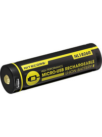 Nitecore NL1826R Micro-USB 18650 2600mAh 1τμχ
