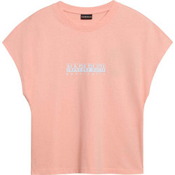 Napapijri S-Box Γυναικείο Αθλητικό T-Shirt Ροζ NP0A4HX3-P1I
