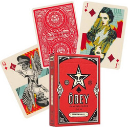 theory11 Obey Τράπουλα Κόκκινη T1193