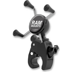 Ram X-Grip Phone Mount with Ram Snap-Link Tough Claw Βάση Κινητού Μηχανής με Κλιπ για Τιμόνι