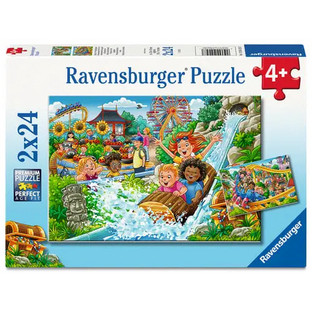 Παιδικό Puzzle Ravensburger Amusement Park 2x24 Κομμάτια