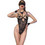 Chilirose Sexy Κορμάκι String See Through με Δαντέλα Μαύρο CR4488
