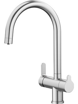Blanco Trima 525803 Μπαταρία Κουζίνας Πάγκου Τριπλής Παροχής Ανάμεικτη Inox