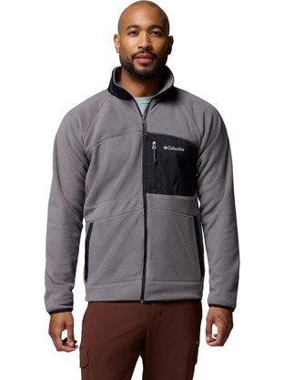 Columbia Ανδρική Ζακέτα Fleece με Φερμουάρ Ανθρακί 2135691-023