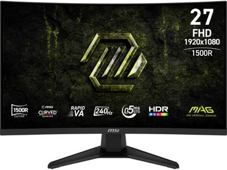 MSI MAG 275CF X24 VA HDR Curved Gaming Monitor 27" 1920x1080 FHD 240Hz 0.5ms
