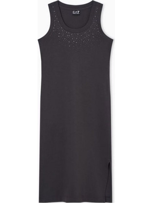 Emporio Armani Midi Καλοκαιρινό Καθημερινό Φόρεμα Μαύρο 7W001075AF14883-U8111