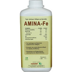 Humofert Amina-Fe Υγρό Διαφυλλικό Βιολογικό Λίπασμα Σιδήρου 1lt