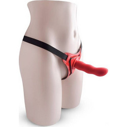 Toyz4lovers Active Love Harness Strap On με Dildo 12.5cm Κόκκινο