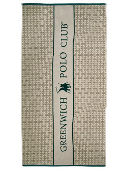 Greenwich Polo Club 5229 Πετσέτα Θαλάσσης Microfiber Μπεζ 90x180cm
