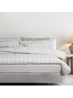 Das Home Σετ Σεντόνια Ημίδιπλα με Λάστιχο 120x200+35 Casual 5440 Blue Taupe