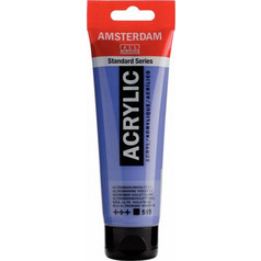 Royal Talens Amsterdam 519 Ultramarine Violet Light Ακρυλικό Χρώμα Ζωγραφικής 120ml