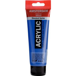 Royal Talens Amsterdam 512 Cobalt Blue Ultramarine Ακρυλικό Χρώμα Ζωγραφικής 120ml