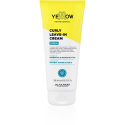 Alfaparf Yellow Leave In Conditioner Κρέμα για Φριζάρισμα για Σγουρά Mαλλιά 200ml