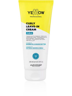 Alfaparf Yellow Leave In Conditioner Κρέμα για Φριζάρισμα για Σγουρά Mαλλιά 200ml