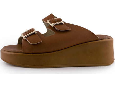 Love4shoes Καλοκαιρινές Γυναικείες Πλατφόρμες Χαμηλές Ταμπά 1502
