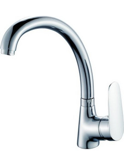 Gloria Aosta Nova 13-7500 Μπαταρία Κουζίνας Πάγκου Διπλής Παροχής Ανάμεικτη Inox