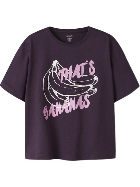 Name It Παιδικό T-Shirt Κοντομάνικο Μωβ Ροζ 13251213