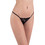 Milena By Paris Γυναικείο Sexy String με Δαντέλα Μαύρο 6310