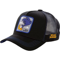 Ghetto Road Runner Ανδρικό Καπέλο Jockey με Δίχτυ Snapback Υφασμάτινο Μαύρο