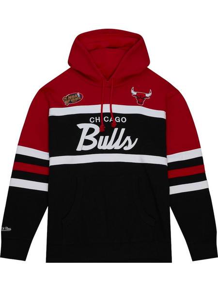 Mitchell & Ness Ανδρικό Αθλητικό Φούτερ με Κουκούλα Κόκκινο FPHD6293-CBUYYPPPRDBK