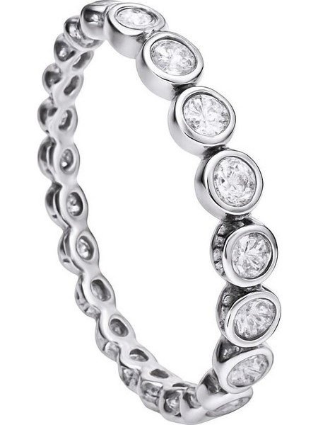 Diamonfire Γυναικείο Δαχτυλίδι Σειρέ Ολόβερο από Ασήμι 925 με Ζιργκόν 61188510821