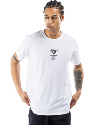 Venimo Ανδρικό Αθλητικό T-Shirt Λευκό 126MSS-754-091