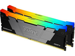 Kingston Fury Renegade RGB 16GB (2X8GB) DDR4 RAM 4000MHz C19 Black Silver