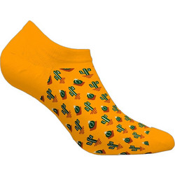 Walk Cactus Bamboo Ανδρικές Κάλτσες Κοντές με Σχέδια Πορτοκαλί W325-5-33