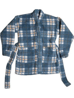 Rachel Παιδική Ρόμπα Fleece Καλοκαιρινή Μπλε 13417