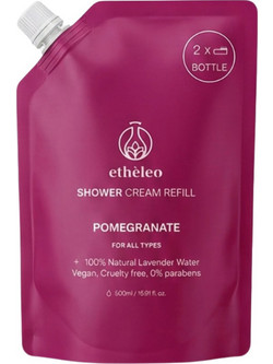 Etheleo Pomegranate Κρεμώδες Αφρόλουτρο Refill 500ml