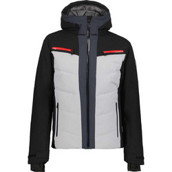 Icepeak Ανδρικό Μπουφάν Χειμωνιάτικο Puffer Μαύρο Γκρι 8-56117-839-990