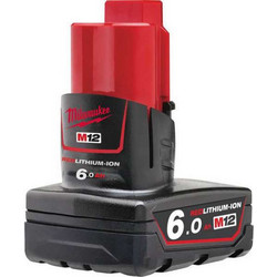 Milwaukee M12 B6 Μπαταρία Εργαλείων Λιθίου 12V 6Ah