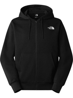 The North Face Ανδρική Ζακέτα Φούτερ με Κουκούλα και Φερμουάρ Μαύρη NF0A8GQ7JK31