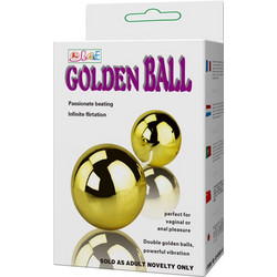 Baile Golden Ball Κολπικές Μπάλες με Δόνηση Χρυσές