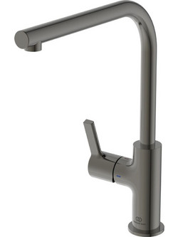 Ideal Standard Gusto BD418A5 Μπαταρία Κουζίνας Πάγκου Διπλής Παροχής Ανάμεικτη Μαύρη